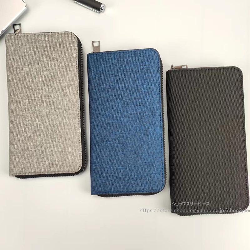 財布 メンズ 長財布 キャンバス レディース ロングウォレット ビジネス 大容量 ラウンドファスナー シンプル 黒 学生 おしゃれ ギフト かっこいい | ブランド登録なし | 09