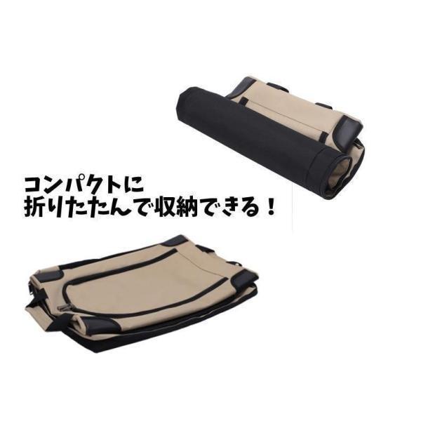 折りたたみキャリー ソフトクレート ペット用 犬用 猫用 ドライブケージ ペットケージ メッシュ窓 通気性 便利 コンパクト お出かけ 旅行 通院 ア | ブランド登録なし | 02