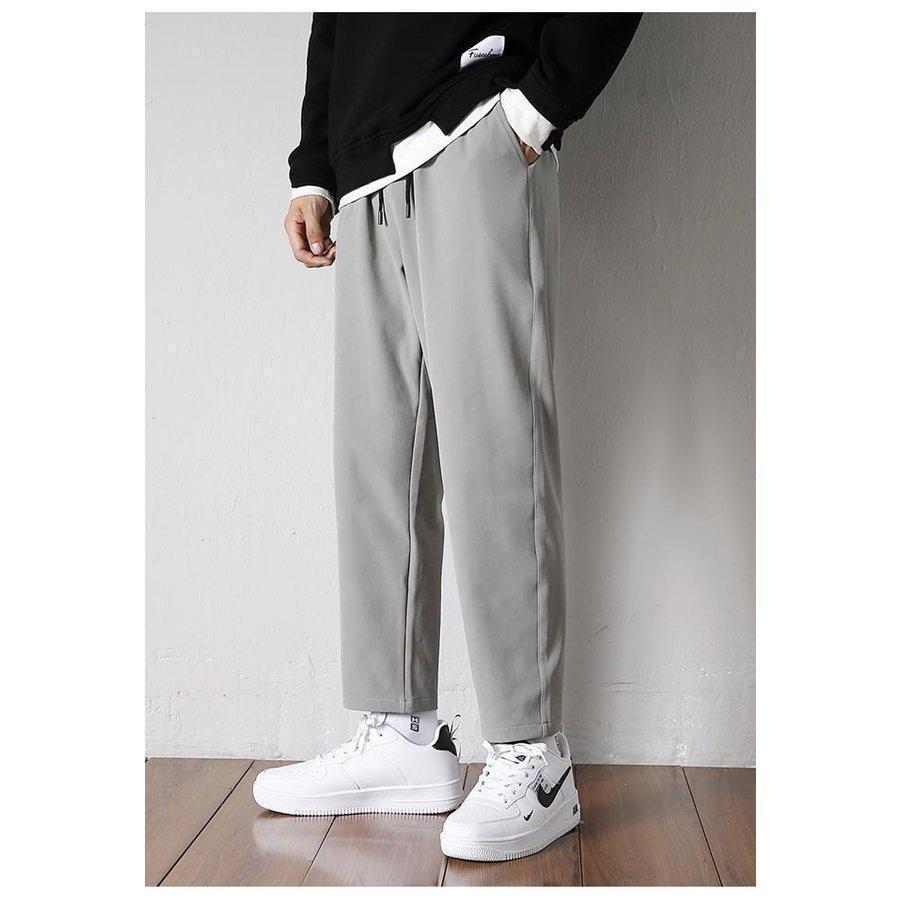 サルエルパンツ メンズ スラックス テーパードパンツ スーツパンツ 黒 ゆったり ワイドパンツ ウエストゴム 長ズボン 春秋 カジュアルパンツ | ブランド登録なし | 09