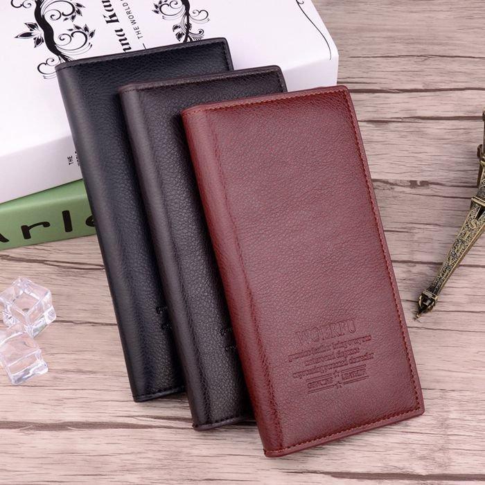 長財布 財布 メンズ レザー財布 小銭入れ 高級 大容量 カード入れ さいふ カっこいい 高級 セカンドバッグ 柔らかい 軽量 薄い | ブランド登録なし | 01