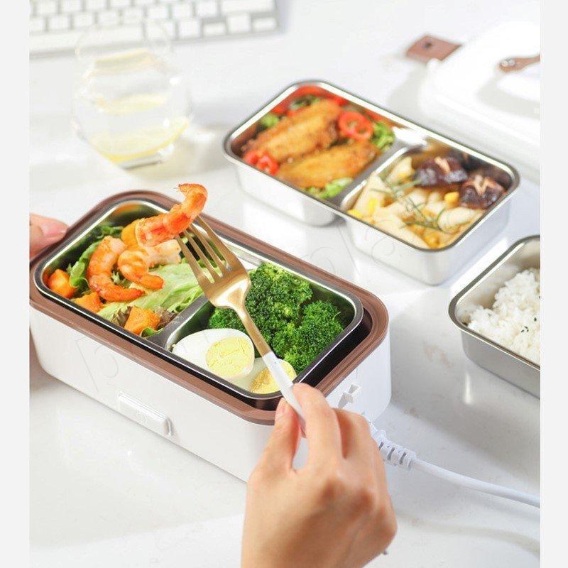 電気弁当箱 2段式 ご飯が炊ける弁当箱 電気ランチボックス 弁当箱 大容量 電気加熱式 携帯便 持ち運び 軽量 操作簡単 母の日 | ブランド登録なし | 06