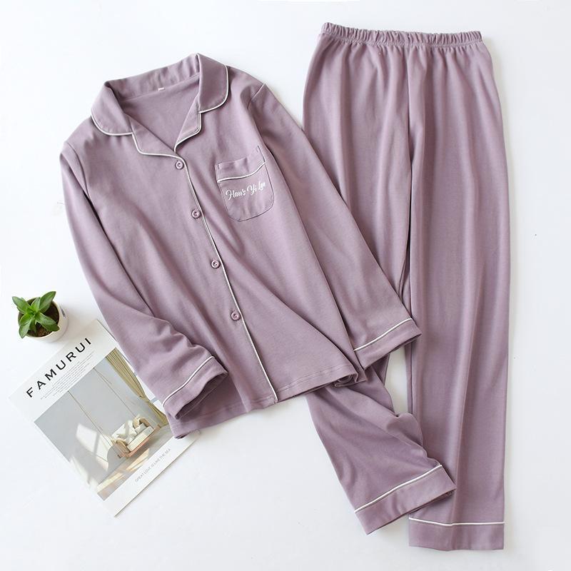 スウェット パジャマ レディース 綿 長袖 春 秋 初冬 かわいい フレンチテリー 無地 家族 おそろい M L XL 母の日 ギフト プレゼント | ブランド登録なし | 19