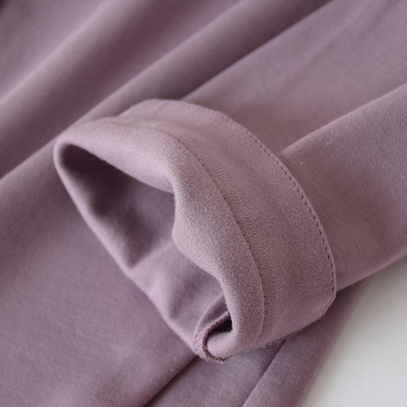 スウェット パジャマ レディース 綿 長袖 春 秋 初冬 かわいい フレンチテリー 無地 家族 おそろい M L XL 母の日 ギフト プレゼント | ブランド登録なし | 28