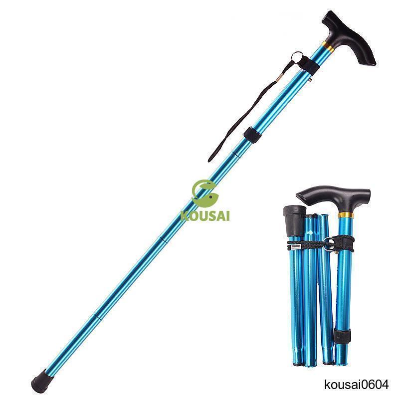 トレッキングポール 登山ステッキ 杖 スティック ストック 登山杖 軽量 伸縮 アウトドア 折り畳み 長さ調整 敬老の日 滑り止め グリップ | ブランド登録なし | 11
