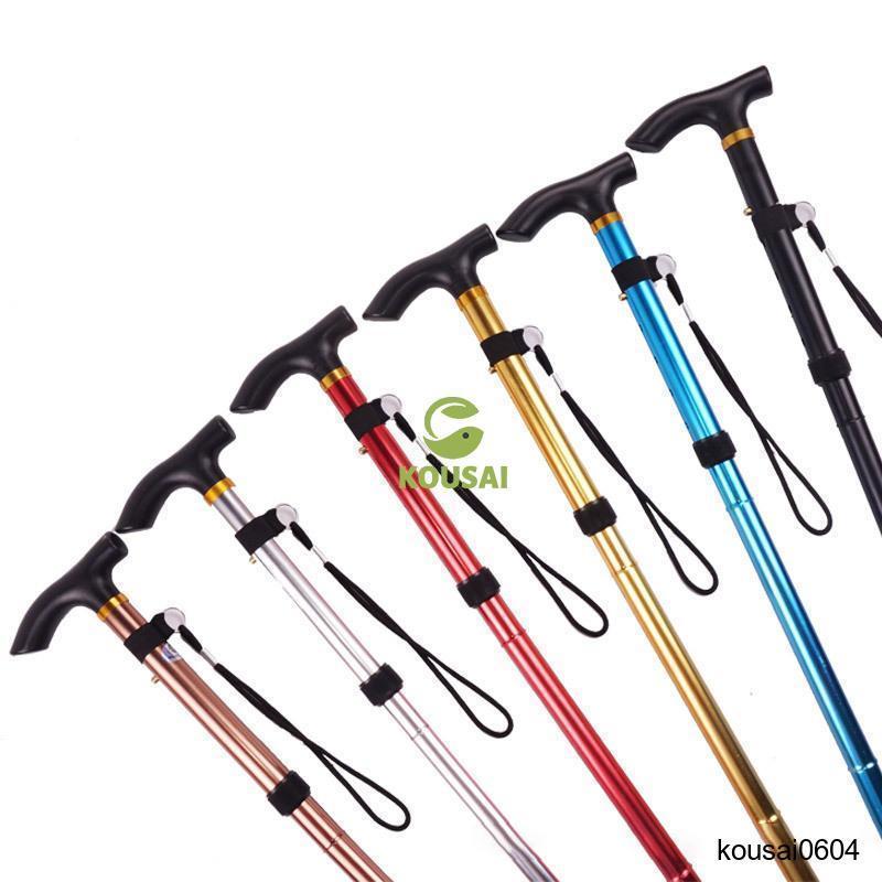 トレッキングポール 登山ステッキ 杖 スティック ストック 登山杖 軽量 伸縮 アウトドア 折り畳み 長さ調整 敬老の日 滑り止め グリップ | ブランド登録なし | 16