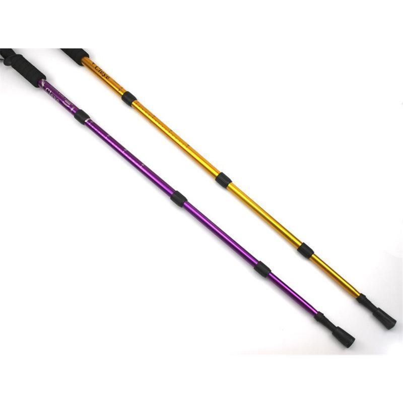 トレッキングポール 登山ステッキ 杖 スティック ストック 登山杖 2本セット アウトドア 折り畳み 長さ調整 敬老の日 滑り止め グリップ | ブランド登録なし | 20