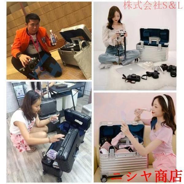 スーツケース 機内持ち込み Sサイズ Mサイズ 上開き 小型 軽量 キャリーケース バッグ 出張 おしゃれ 国内旅行 双輪 靜音 ダイヤルロック 4色 1年保証 | ブランド登録なし | 07
