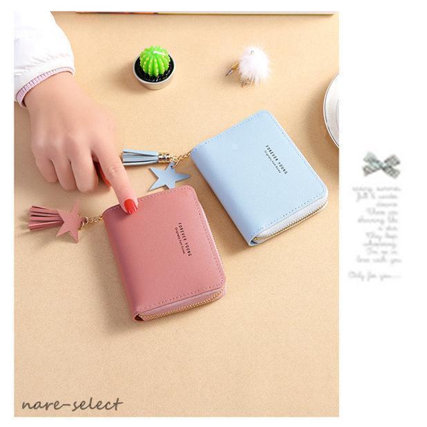 ミニ財布 小銭入れ ミニウォレット レディース ファスナー付き カード入れ コンパクト おしゃれ かわいい 財布 母の日 プレゼント 結婚記念日 | ブランド登録なし | 12