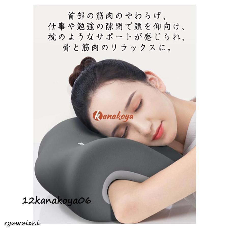 顔まくら クッション 仮眠 うつ伏せ枕 仮眠 首枕 デスク 枕 首まくら うつぶせ寝 うつぶせ 仮眠枕 椅子用クッション 腰枕 2WAY フェイスマ | ブランド登録なし | 12