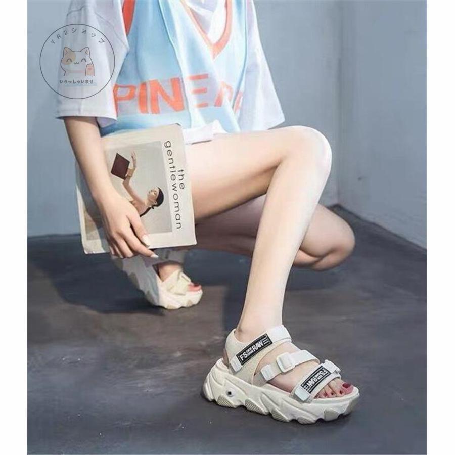 サンダル 子供用 スポーツサンダル 女の子 キッズ マジックテープ バックル サイズ調節可 大きいサイズ ジュニア 厚底 滑り止め 衝撃吸収 おしゃれ | ブランド登録なし | 09