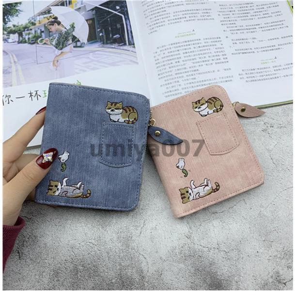 二つ折り財布 レディース ミニ財布 猫柄 短財布 ミニウォレッ 小銭入れ 開運 コンパクト 可愛い 通勤 外出 母の日 プレゼント | ブランド登録なし | 12
