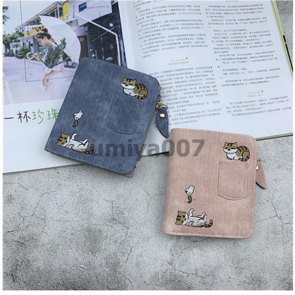 二つ折り財布 レディース ミニ財布 猫柄 短財布 ミニウォレッ 小銭入れ 開運 コンパクト 可愛い 通勤 外出 母の日 プレゼント | ブランド登録なし | 16