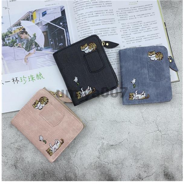 二つ折り財布 レディース ミニ財布 猫柄 短財布 ミニウォレッ 小銭入れ 開運 コンパクト 可愛い 通勤 外出 母の日 プレゼント | ブランド登録なし | 19