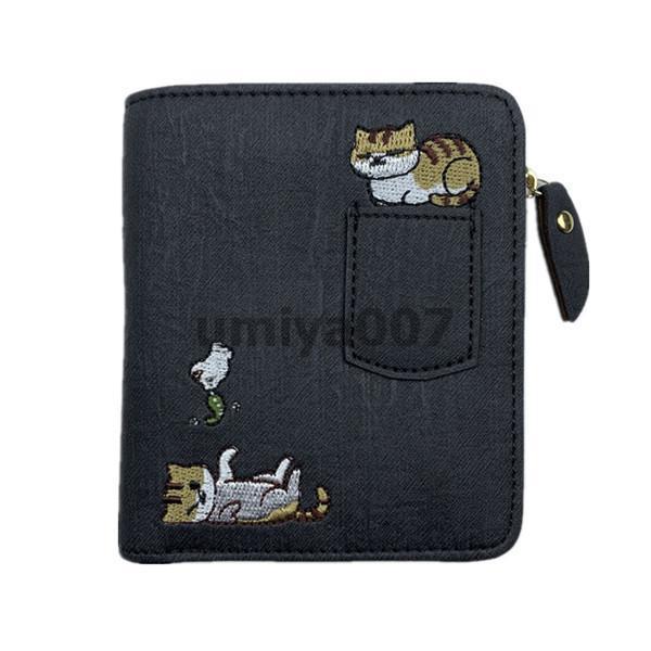二つ折り財布 レディース ミニ財布 猫柄 短財布 ミニウォレッ 小銭入れ 開運 コンパクト 可愛い 通勤 外出 母の日 プレゼント | ブランド登録なし | 20
