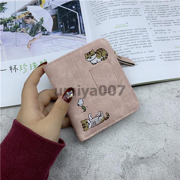 二つ折り財布 レディース ミニ財布 猫柄 短財布 ミニウォレッ 小銭入れ 開運 コンパクト 可愛い 通勤 外出 母の日 プレゼント | ブランド登録なし | 03