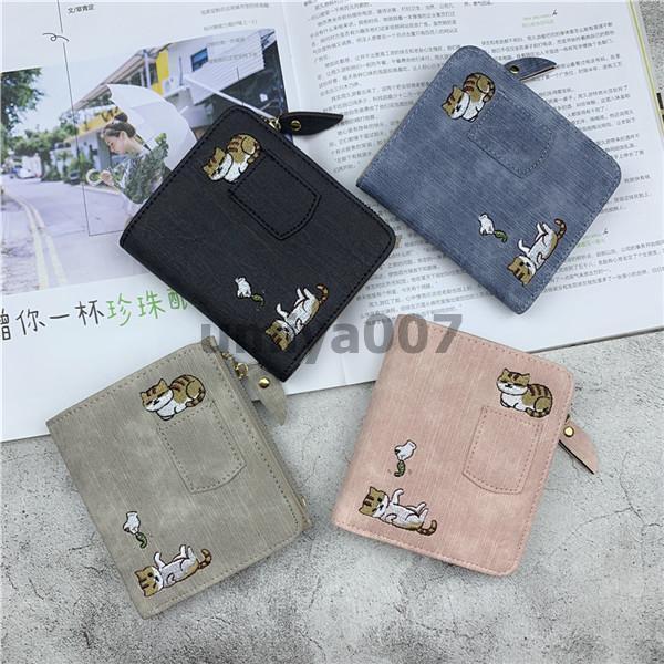 二つ折り財布 レディース ミニ財布 猫柄 短財布 ミニウォレッ 小銭入れ 開運 コンパクト 可愛い 通勤 外出 母の日 プレゼント | ブランド登録なし | 05