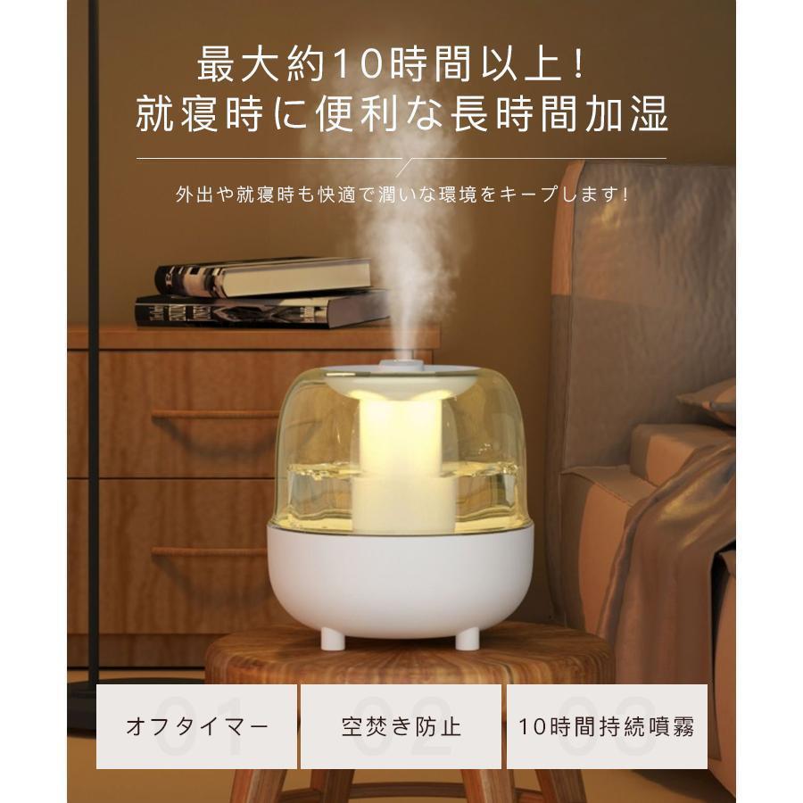 加湿器 音波式 空気清浄機 4L大容量 加湿機 卓上 上部給水 オフィス 家庭用 静音 除菌 オート湿度コントロール 持続/間隔噴霧 | ブランド登録なし | 10