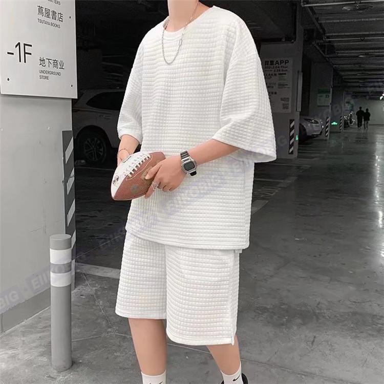 セットアップ メンズ 半袖 夏 上下セット Tシャツ ハーフパンツ ショートパンツ ジャージ 半袖 ルームウェア 部屋着 ゆったり 夏服 |  | 03