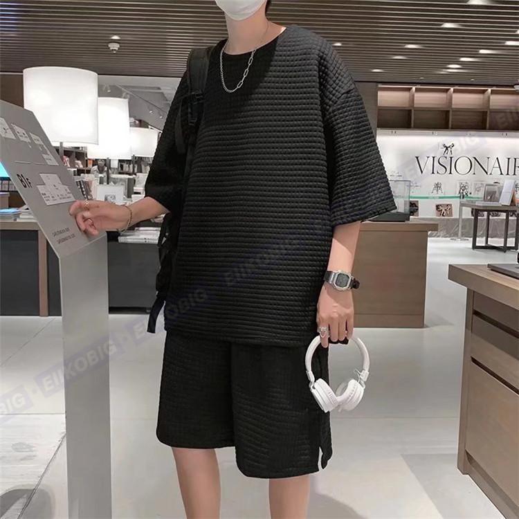 セットアップ メンズ 半袖 夏 上下セット Tシャツ ハーフパンツ ショートパンツ ジャージ 半袖 ルームウェア 部屋着 ゆったり 夏服 |  | 05