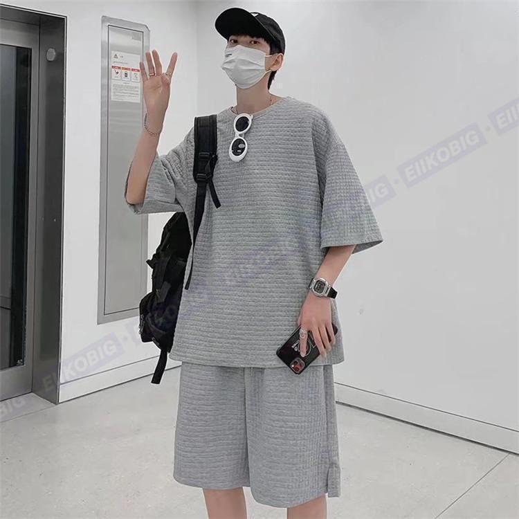 セットアップ メンズ 半袖 夏 上下セット Tシャツ ハーフパンツ ショートパンツ ジャージ 半袖 ルームウェア 部屋着 ゆったり 夏服 |  | 07