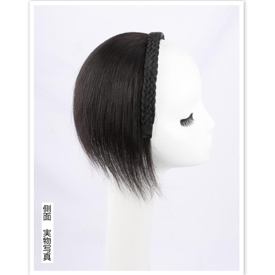 三つ編みカチューシャ カバー 髪量増量 人毛 ウィッグ付きカチューシャ ヘアバンド かわいい おしゃれ 髪留め | ブランド登録なし | 02