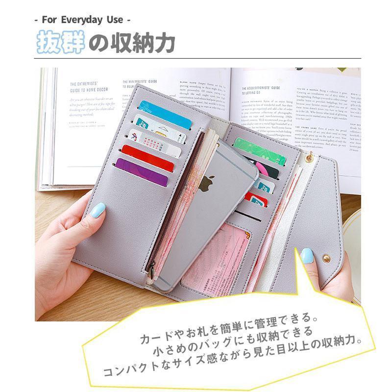 長財布 レディース 薄い 財布 メンズ 合成皮革 極スリム 薄型 小銭入れ コインケース カードケース 旅行財布 おしゃれ 薄型財布 革 レザー | ブランド登録なし | 14