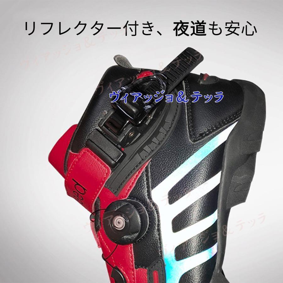 バイクシューズ メンズ ダイヤル式シューズ 夏 秋 オールシーズン バイクブーツ ツーリング 滑り止め 耐久性 ショート おしゃれ 登山 アウトドア | ブランド登録なし | 05