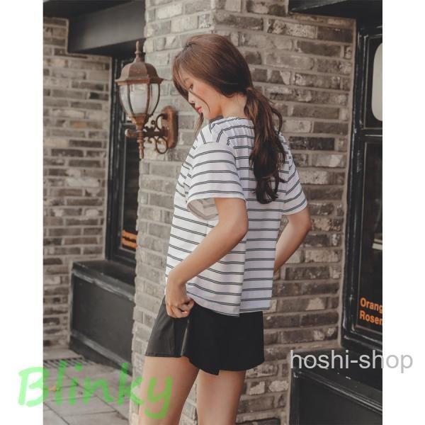 水着 レディース タンキニ 2点セット 体型カバー Tシャツ 半袖 セットアップ ショートパンツ 上下セット セパレート サーフパンツ | ブランド登録なし | 06