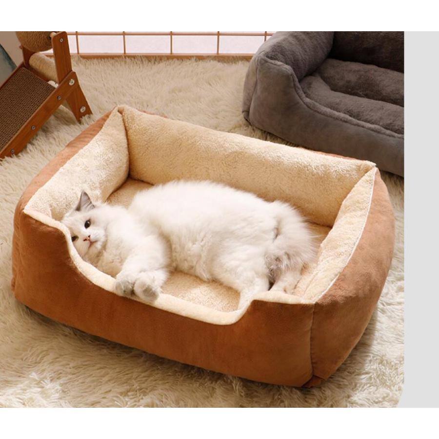 ペットベッド ふわふわ クッション 犬 猫 ペット用 ドッグ キャット ソファー 春夏秋冬 オールシーズン もふもふ 小型犬 冬用 おしゃれ 暖かい | ブランド登録なし | 12