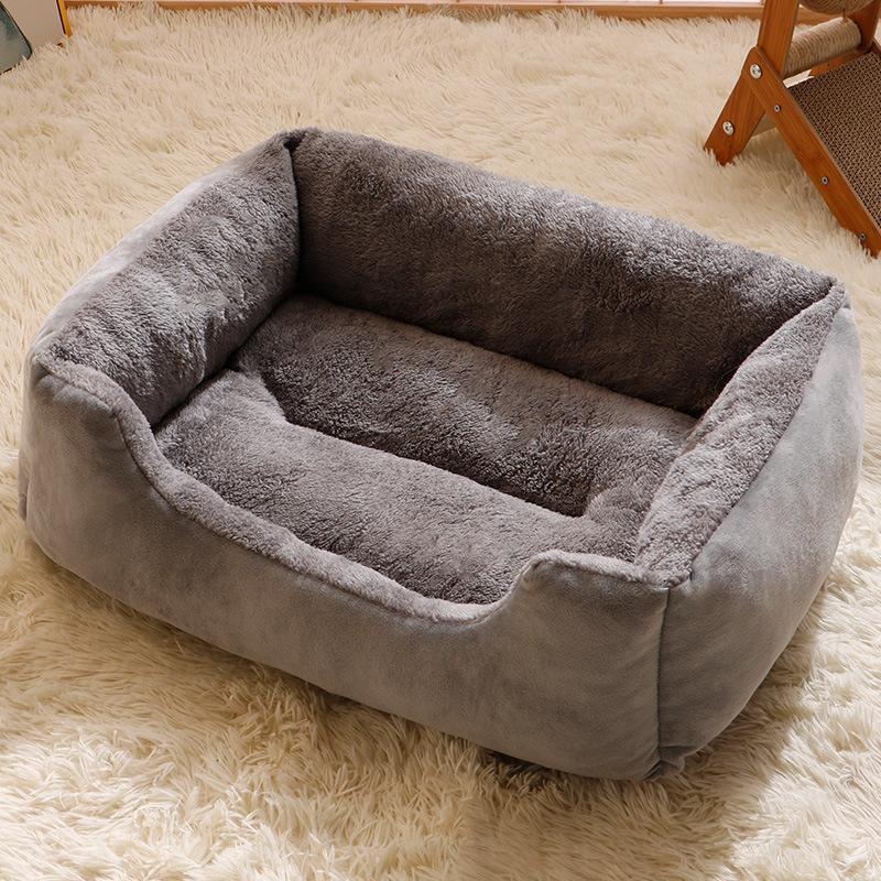ペットベッド ふわふわ クッション 犬 猫 ペット用 ドッグ キャット ソファー 春夏秋冬 オールシーズン もふもふ 小型犬 冬用 おしゃれ 暖かい | ブランド登録なし | 01