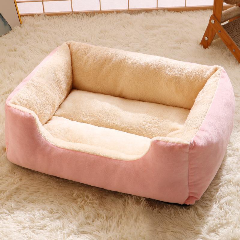 ペットベッド ふわふわ クッション 犬 猫 ペット用 ドッグ キャット ソファー 春夏秋冬 オールシーズン もふもふ 小型犬 冬用 おしゃれ 暖かい | ブランド登録なし | 02