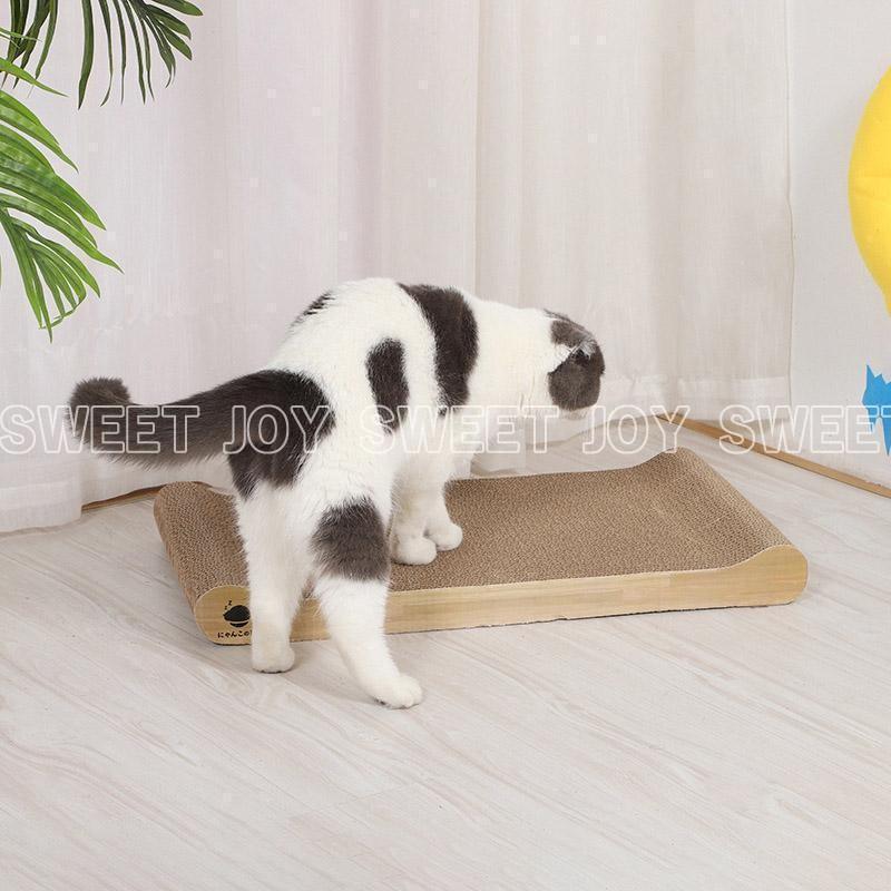 大きな猫 ぽっちゃり猫でもはみ出さない 猫 爪とぎ つめとぎ ダンボール 大きいサイズ にゃんこの宿 爪研ぎ ねこ 猫 ベッド ネコ | ブランド登録なし | 01