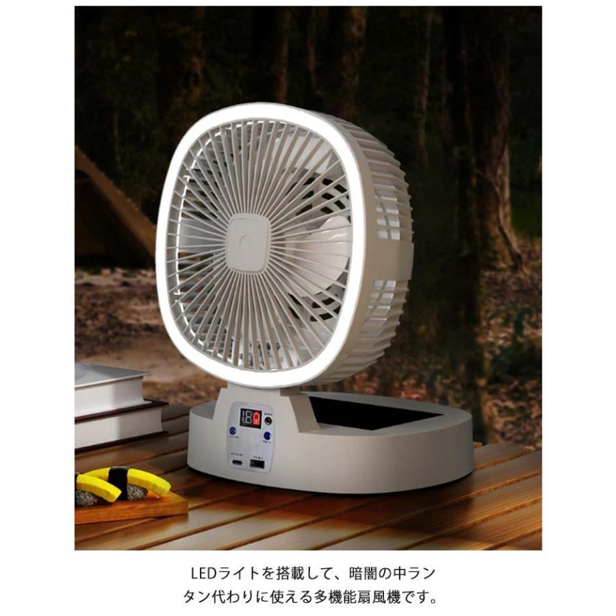 ソーラーパワーファン 太陽光充電 サーキュレーター 扇風機 アウトドア ソーラー コードレス ファン 扇風機 ソーラー キャンプ扇風機 卓上 小型 扇 | ブランド登録なし | 09