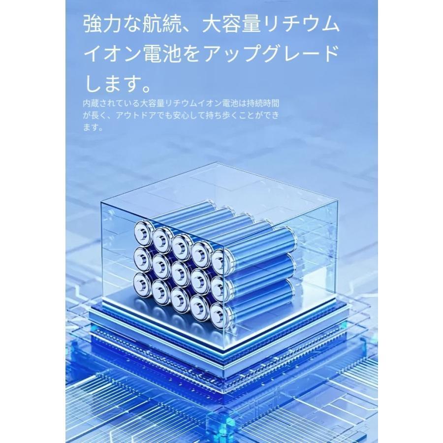 腰掛けファン 携帯扇風機 腰掛け扇風機 首掛け 手持ち 卓上 強力 小型 静音 軽量 ベルトファン 小型扇風機 USB充電式 瞬間冷却 熱中症対策 | ブランド登録なし | 11