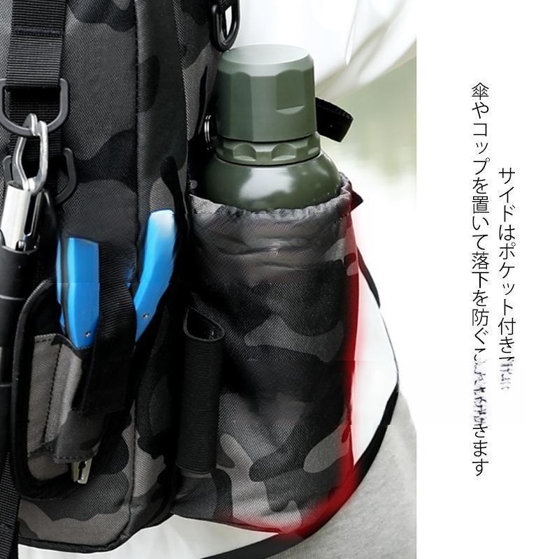 釣り バッグ フィッシングバッグ 釣りバック 大容量 防水 釣り道具収納 3WAY 多機能バッグ ショルダー ウエスト アウトドア 釣り愛好家 | ブランド登録なし | 06