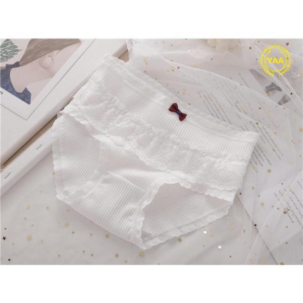 白ショーツ 5枚セット パンティ 下着 インナー パンツ レース ホワイト コットン 可愛い レディース | ブランド登録なし | 05