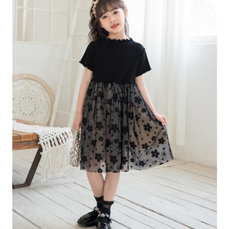子供ドレス 子どもドレスフォーマルピアノ発表会ドレス 黒 女の子ワンピースキッズコンクールセレモニーキッズドレス 結婚式 | ブランド登録なし | 04