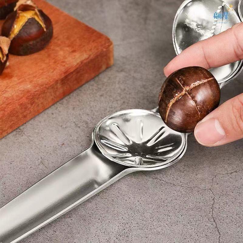 栗の皮剥き器 皮むき器 栗開き装置 栗皮むき 栗むき機 栗鋏 デイリーユース 携帯用 整理用品 収納用品 家庭用 日常使い | ブランド登録なし | 02