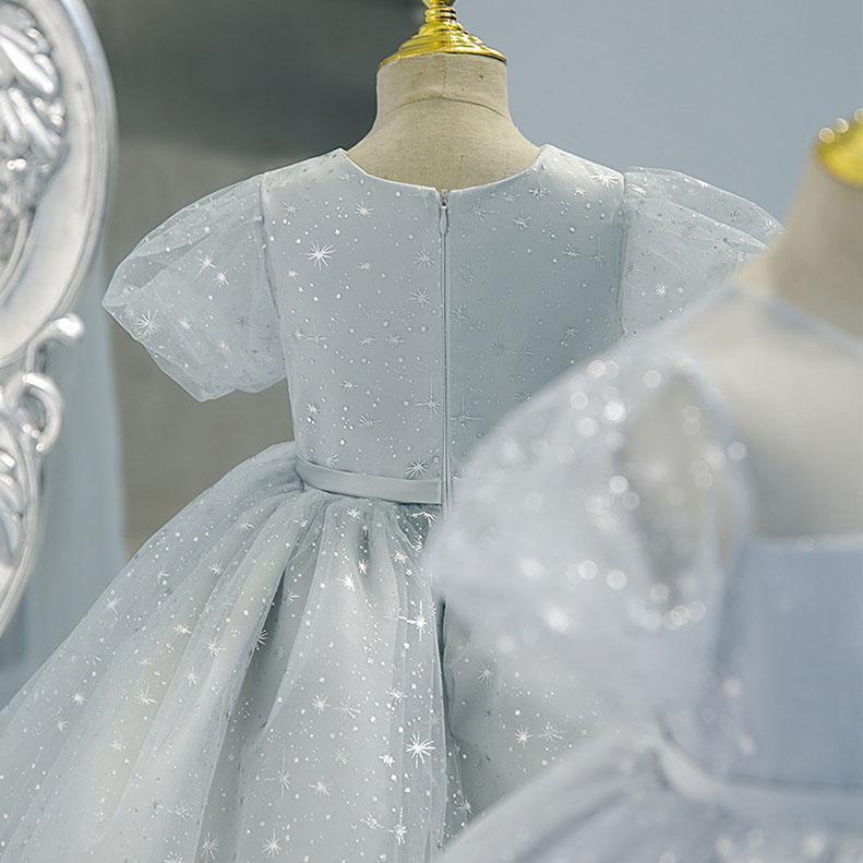 子供ワンピース キッズ膝丈半袖ドレス 女の子ワンピース キッズグッズ フォーマルドレス 二次会 花嫁 結婚式 七五三発表会ドレス | ブランド登録なし | 02