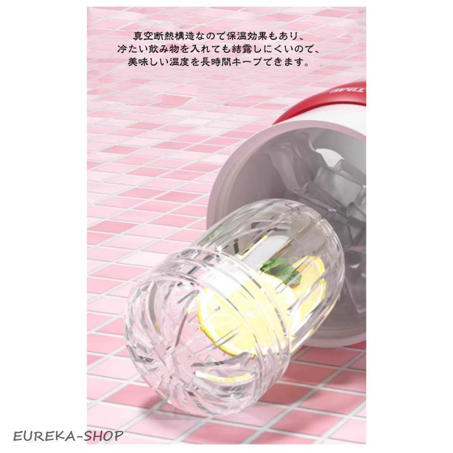 710ml タンブラー セラミック 二重構造 真空 セラミックタンブラー 蓋付き ストロー付き 炭酸 保冷 耐熱 保温 携帯 持ち運び コーヒーカ | ブランド登録なし | 09