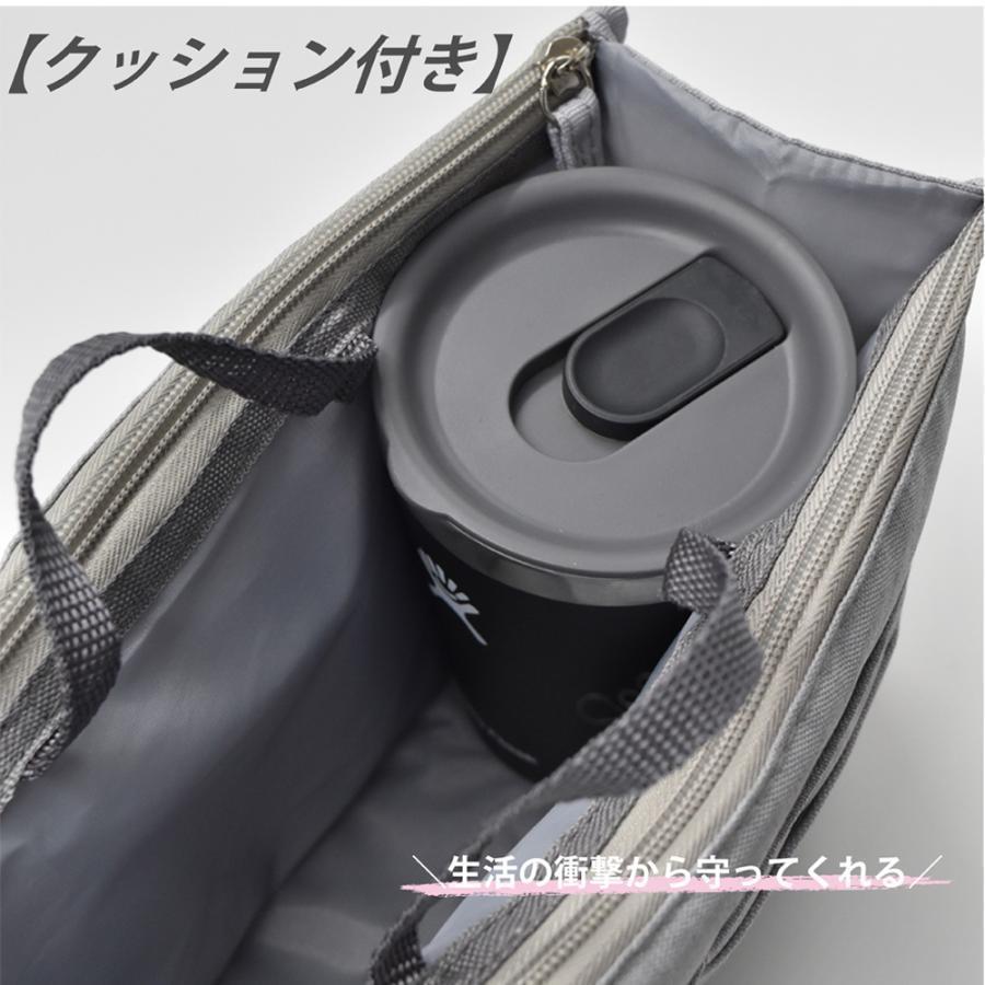 バッグインバッグ 自立 小さめ インナーバッグ 大容量 ポーチ 小物入れ メンズ レディース 化粧ポーチ 機能的 使いやすい おしゃれ ミニバッグ | ブランド登録なし | 09