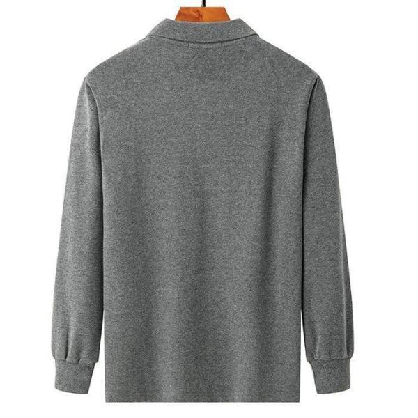 メンズ 男性 男性用 紳士 シニア ス 長袖Tシャツ 長袖 カットソー ポロシャツ 襟 秋物 秋服 春物 春服 綿 吸汗 柔らかい ゴルフ 運動 | ブランド登録なし | 06
