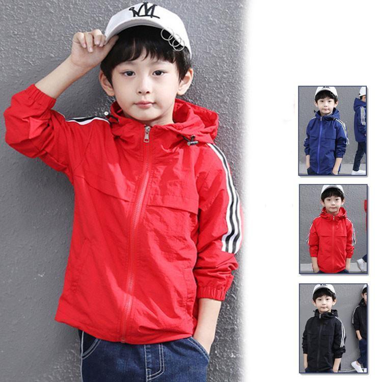 キッズコート　キッズジャケット　コート　ジャンパー　男の子フード付き 子供服　ジュニア　アウター　ジャケット　カジュアル　90 100 110 120 | ブランド登録なし