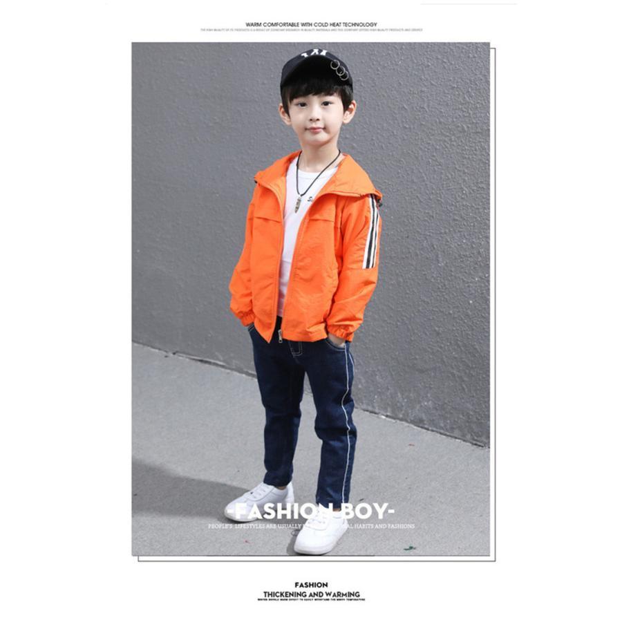 キッズコート　キッズジャケット　コート　ジャンパー　男の子フード付き 子供服　ジュニア　アウター　ジャケット　カジュアル　90 100 110 120 | ブランド登録なし | 03