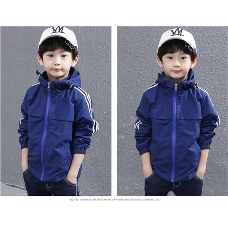 キッズコート　キッズジャケット　コート　ジャンパー　男の子フード付き 子供服　ジュニア　アウター　ジャケット　カジュアル　90 100 110 120 | ブランド登録なし | 05