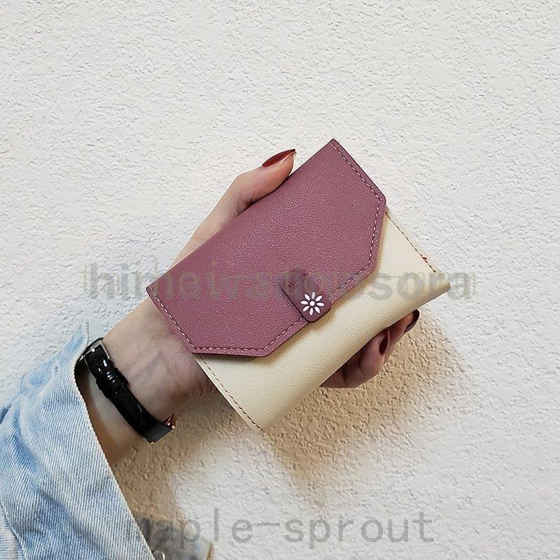 ミニ財布 二つ折り財布 ミニウォレット レディース かわいい おしゃれ 安い 使いやすい 小銭入れ さいふ 安い お札入れ シンプル 軽量 |  | 12
