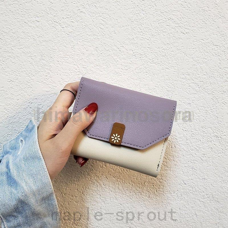 ミニ財布 二つ折り財布 ミニウォレット レディース かわいい おしゃれ 安い 使いやすい 小銭入れ さいふ 安い お札入れ シンプル 軽量 |  | 15