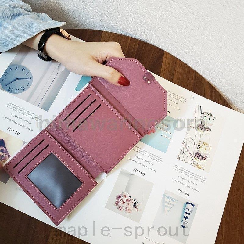 ミニ財布 二つ折り財布 ミニウォレット レディース かわいい おしゃれ 安い 使いやすい 小銭入れ さいふ 安い お札入れ シンプル 軽量 |  | 16