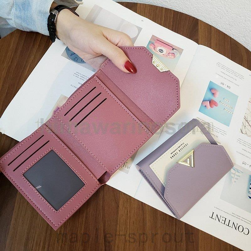 ミニ財布 二つ折り財布 ミニウォレット レディース かわいい おしゃれ 安い 使いやすい 小銭入れ さいふ 安い お札入れ シンプル 軽量 |  | 06