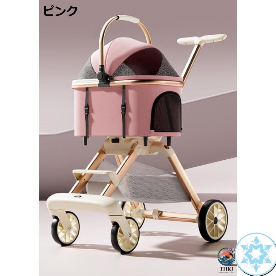 ペットカート 分離型 超軽量 対面式 自立式 ペットキャリー 犬カート 犬用 バギー 折りたたみ式 自立可 多頭 小型犬 中型犬 犬バギー 猫用 多機能 犬用ベビーカ | ブランド登録なし | 09